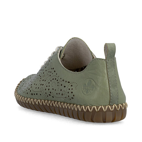 Dámske poltopánky Rieker M2802-52 zelená