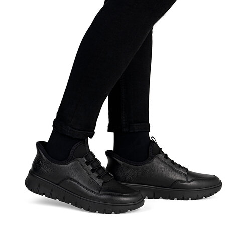 Dámske poltopánky Rieker N1357-00 čierna