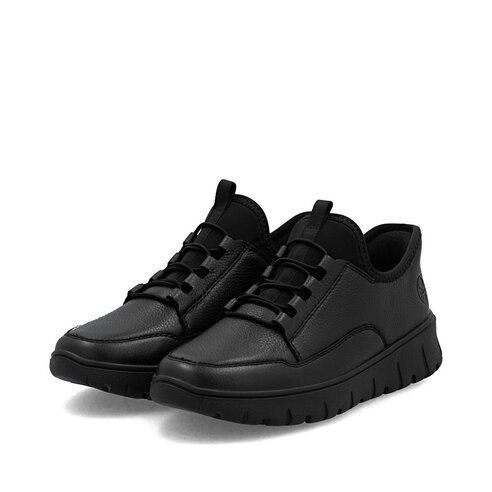 Dámske poltopánky Rieker N1357-00 čierna