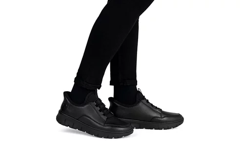Dámske poltopánky Rieker N1357-00 čierna