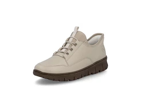 Dámske poltopánky Rieker N1357-60 biela káva