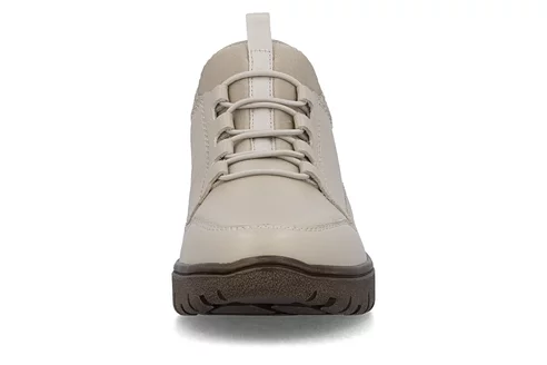Dámske poltopánky Rieker N1357-60 biela káva