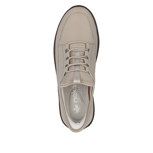 Dámske poltopánky Rieker N1357-60 biela káva