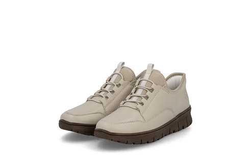 Dámske poltopánky Rieker N1357-60 biela káva