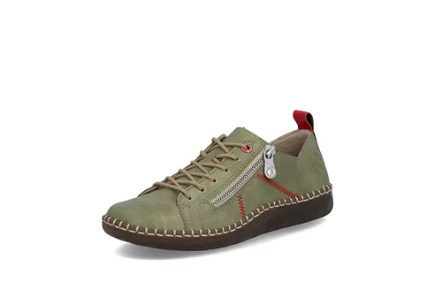 Dámske poltopánky Rieker N2401-54 zelená