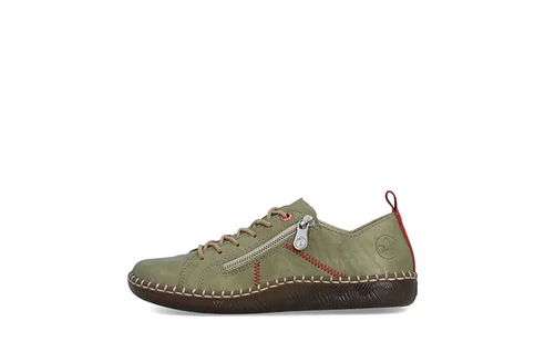 Dámske poltopánky Rieker N2401-54 zelená