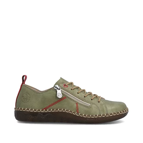 Dámske poltopánky Rieker N2401-54 zelená