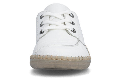 Dámske poltopánky Rieker N2402-80 biela