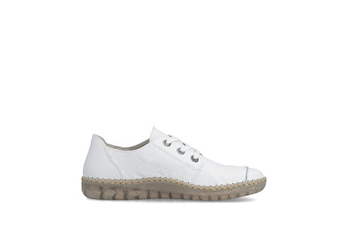 Dámske poltopánky Rieker N2402-80 biela