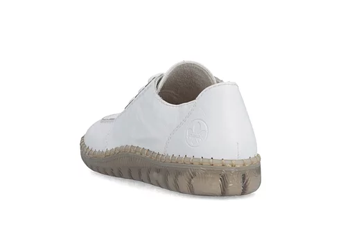 Dámske poltopánky Rieker N2402-80 biela