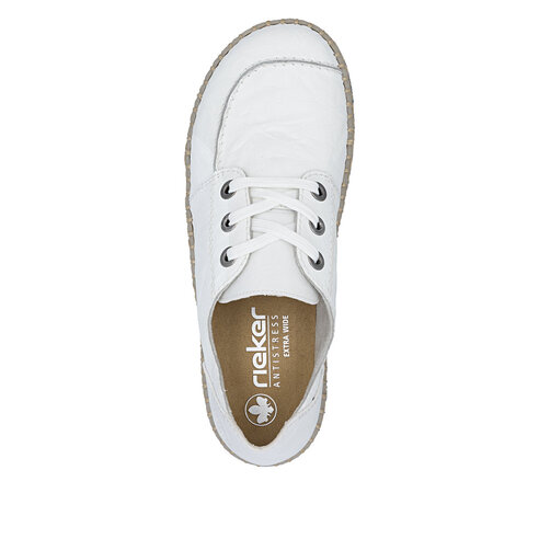 Dámske poltopánky Rieker N2402-80 biela