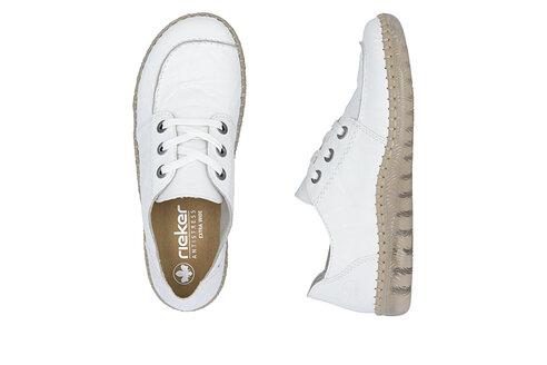 Dámske poltopánky Rieker N2402-80 biela