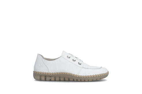 Dámske poltopánky Rieker N2402-80 biela