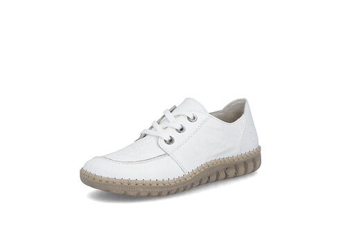 Dámske poltopánky Rieker N2402-80 biela
