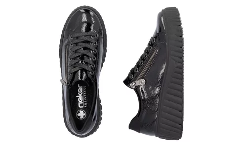 Dámske poltopánky Rieker N2501-00 čierna