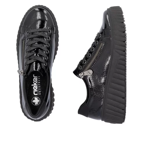 Dámske poltopánky Rieker N2501-00 čierna
