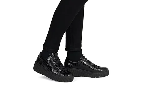 Dámske poltopánky Rieker N2555-00 čierna