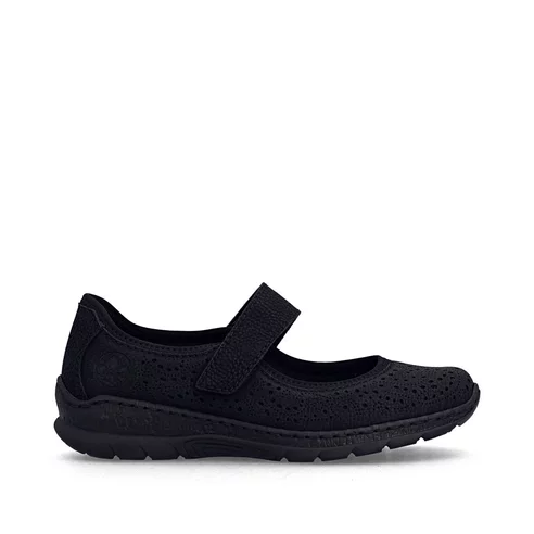 Dámske poltopánky Rieker N4299-00 čierna