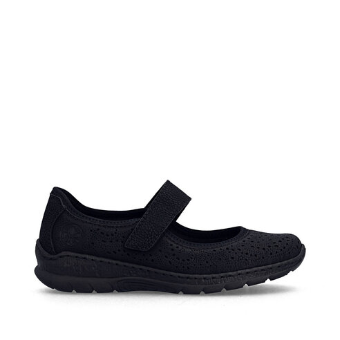 Dámske poltopánky Rieker N4299-00 čierna