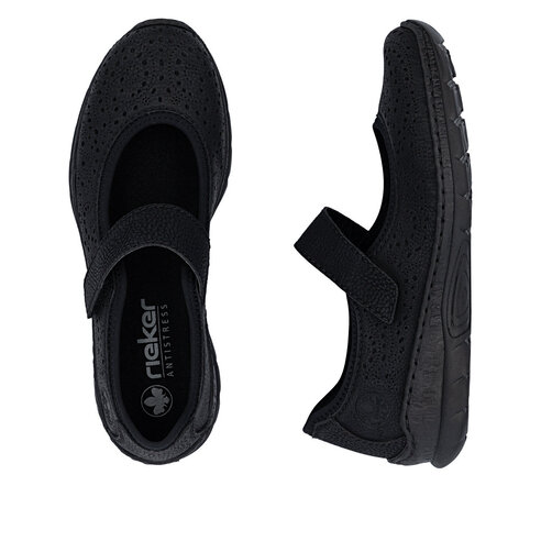 Dámske poltopánky Rieker N4299-00 čierna