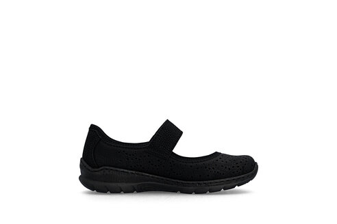 Dámske poltopánky Rieker N4299-00 čierna