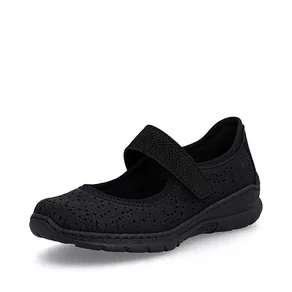 Dámske poltopánky Rieker N4299-00 čierna