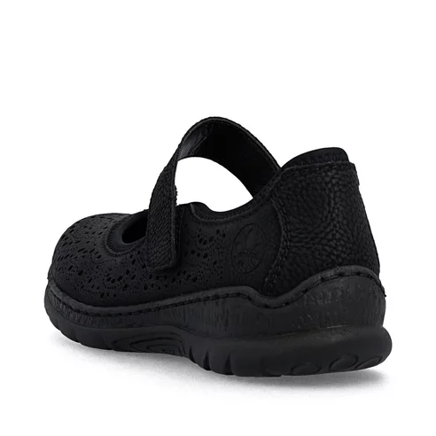 Dámske poltopánky Rieker N4299-00 čierna