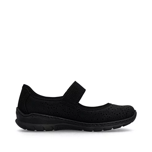 Dámske poltopánky Rieker N4299-00 čierna