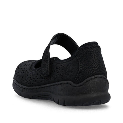 Dámske poltopánky Rieker N4299-00 čierna
