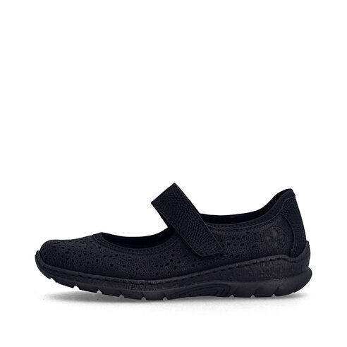 Dámske poltopánky Rieker N4299-00 čierna