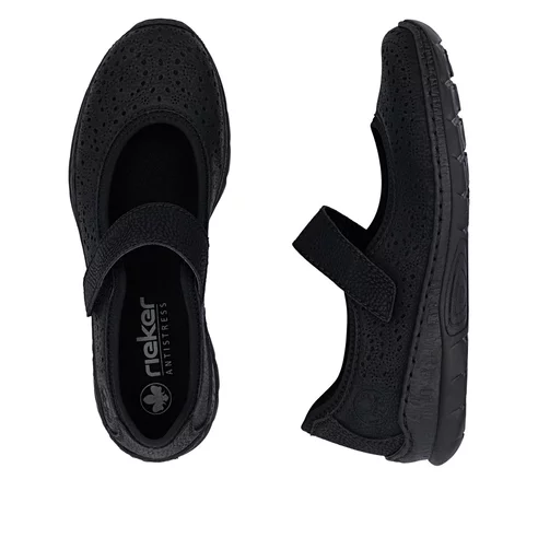 Dámske poltopánky Rieker N4299-00 čierna