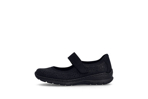 Dámske poltopánky Rieker N4299-00 čierna