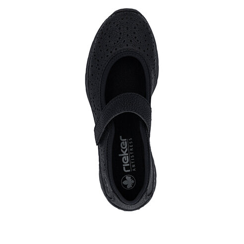 Dámske poltopánky Rieker N4299-00 čierna