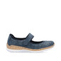 Dámske poltopánky Rieker N4299-14 modré