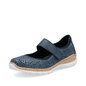 Dámske poltopánky Rieker N4299-14 modré