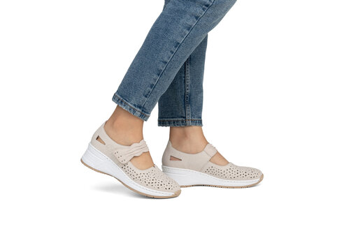 Dámske poltopánky Rieker N4382-60 béžová