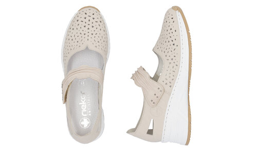 Dámske poltopánky Rieker N4382-60 béžová