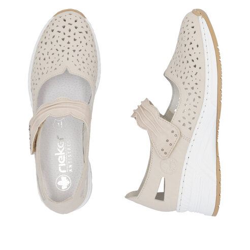 Dámske poltopánky Rieker N4382-60 béžová