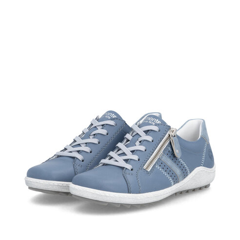 Dámske poltopánky Rieker R1432-15 modrá