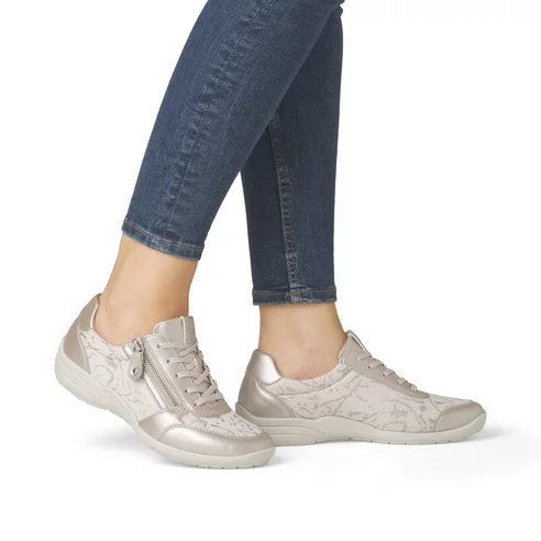 Dámske poltopánky Rieker R7637-80 béžová