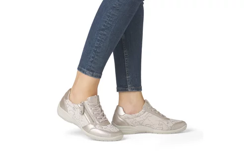 Dámske poltopánky Rieker R7637-80 béžová