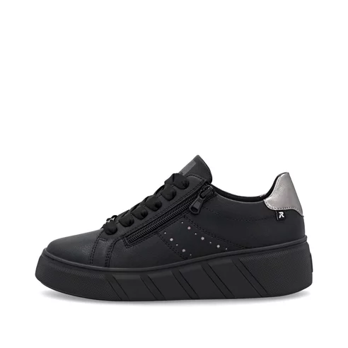 Dámske poltopánky Rieker - Revolution W2605-02 čierna