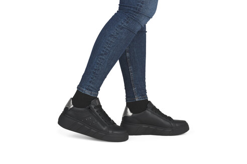 Dámske poltopánky Rieker - Revolution W2605-02 čierna