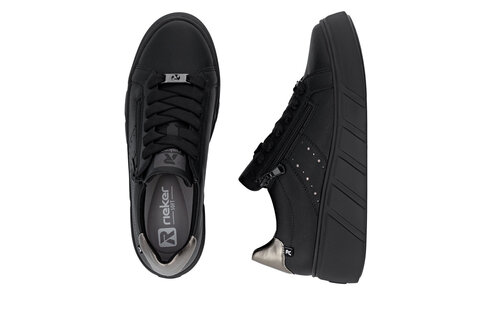 Dámske poltopánky Rieker - Revolution W2605-02 čierna