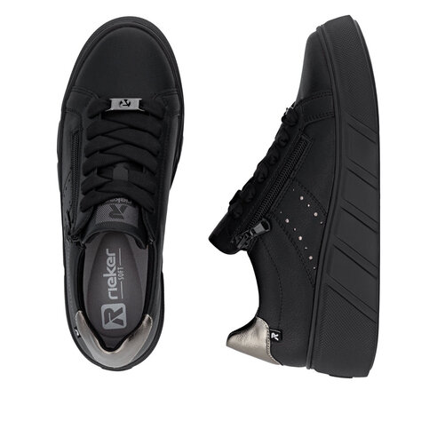 Dámske poltopánky Rieker - Revolution W2605-02 čierna