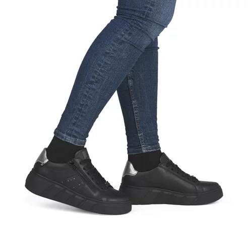 Dámske poltopánky Rieker - Revolution W2605-02 čierna