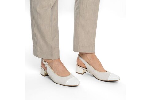 Dámske sandále Ara 12-35823-09 biela káva