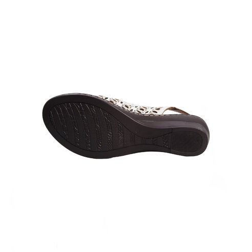 Dámske sandále KLOP 044-2024-1-05 biele