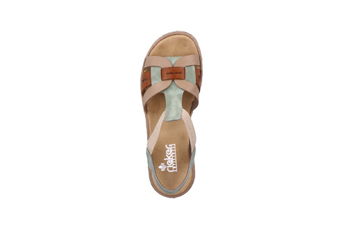 Dámske sandále Remonte 65918-52 zelená