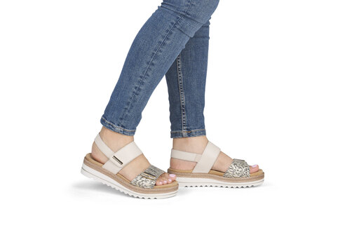 Dámske sandále Remonte D0Q59-60 béžová